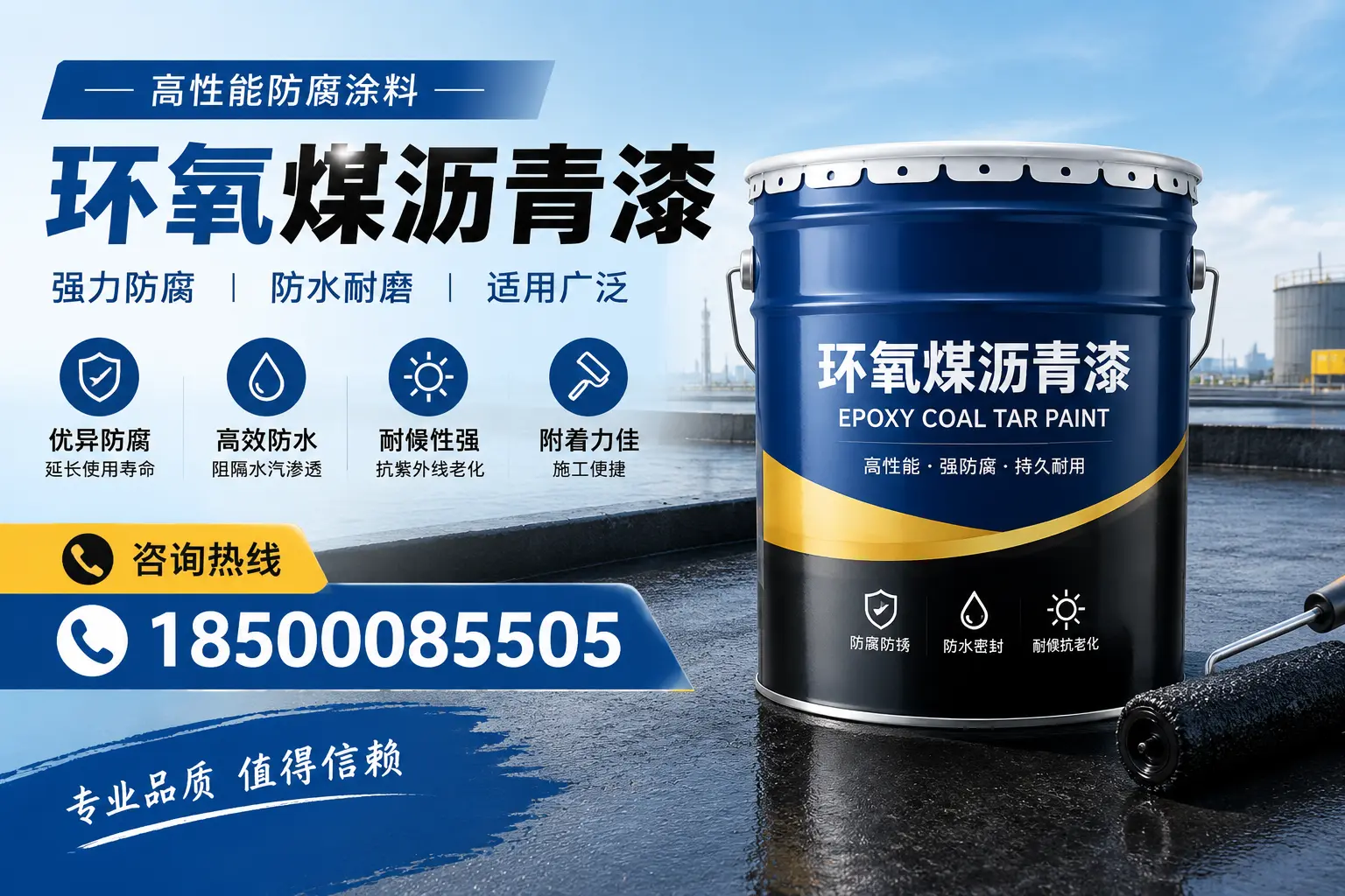 环氧煤沥青漆的主要成分与功能，五指山用户深度了解